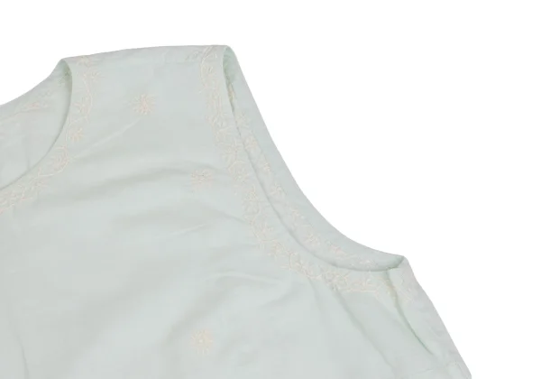 ASHA BY MDS Cotton Embroidery Sleeveles Top K-172952_005