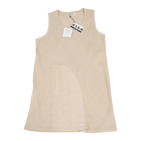 ASHA BY MDS Cotton Zigzag Design Sleeveless Top K-172957_002
