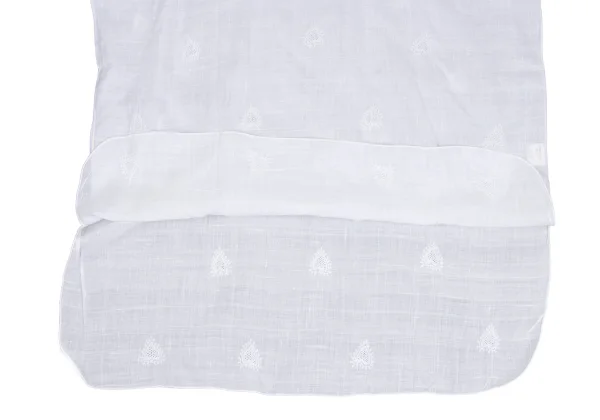 ASHA BY MDS Cotton Embroidered Short Sleeve Blouse K-172959_009