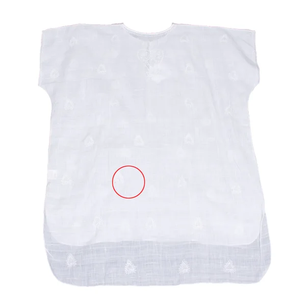 ASHA BY MDS Cotton Embroidered Short Sleeve Blouse K-172959_010