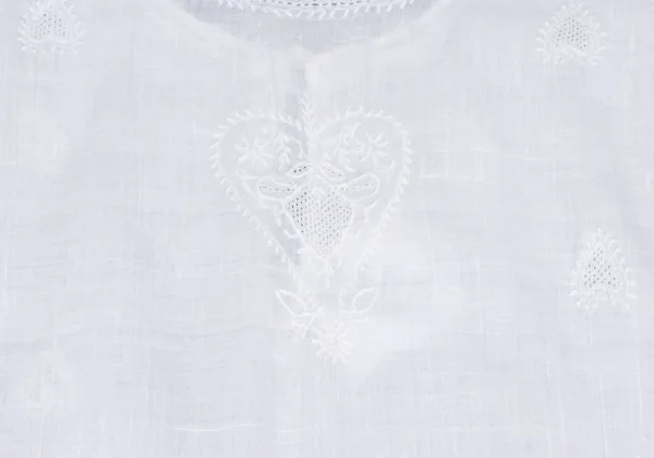 ASHA BY MDS Cotton Embroidered Short Sleeve Blouse K-172959_013