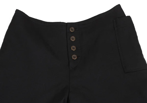 Y's Wool Check Double-faced Cropped Pants K-172961_004