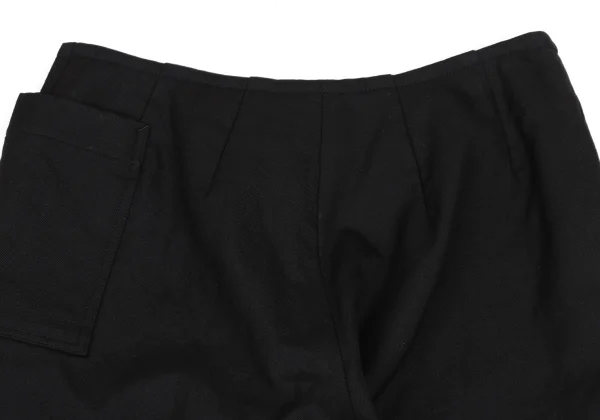 Y's Wool Check Double-faced Cropped Pants K-172961_015