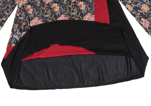 VIVIENNETAM Floral Printed Curve Switching Top K-172965_013