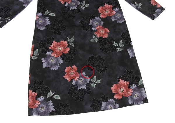 VIVIENNETAM Poly Floral Mottled Print Tunic K-172968_008