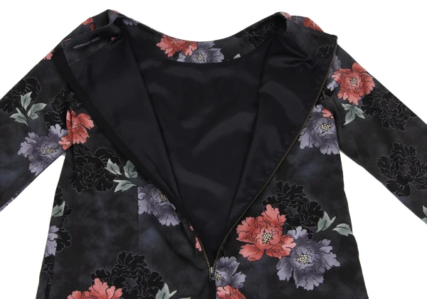 VIVIENNETAM Poly Floral Mottled Print Tunic K-172968_017