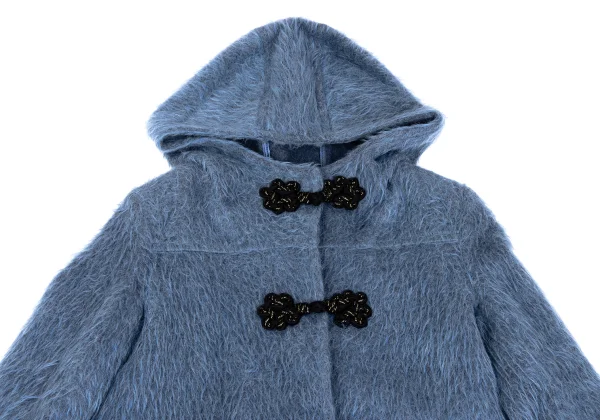 VIVIENNETAM Wool Blend Shaggy Duffle Coat K-172969_003