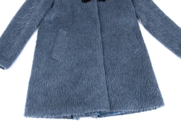 VIVIENNETAM Wool Blend Shaggy Duffle Coat K-172969_011