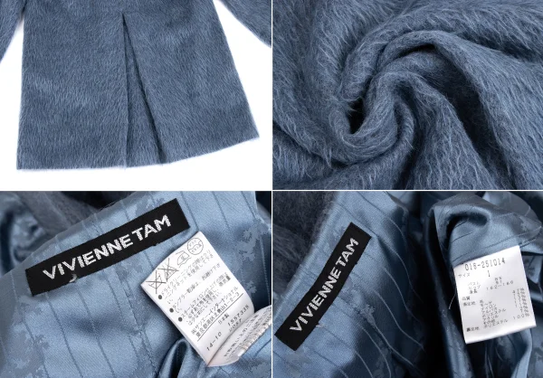 VIVIENNETAM Wool Blend Shaggy Duffle Coat K-172969_018