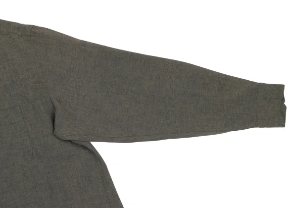ISSEY MIYAKE MEN Triacetate Blend Mandarin Collar Shirt K-172973_008