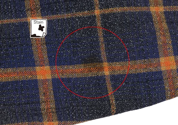 ISSEY MIYAKE MEN Rayon Blend Mandarin Collar Plaid Shirt K-172974_008