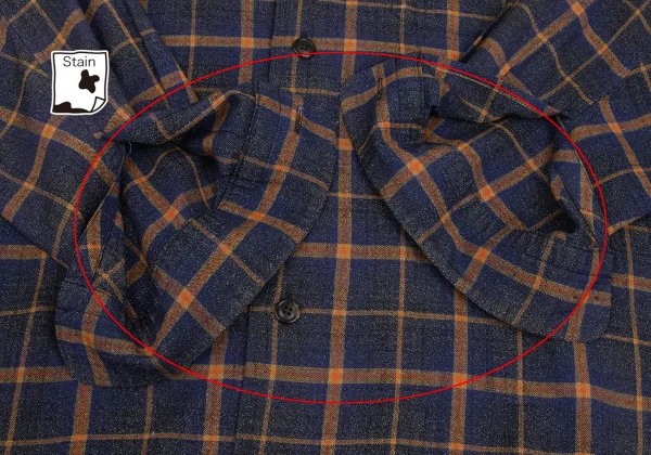 ISSEY MIYAKE MEN Rayon Blend Mandarin Collar Plaid Shirt K-172974_012