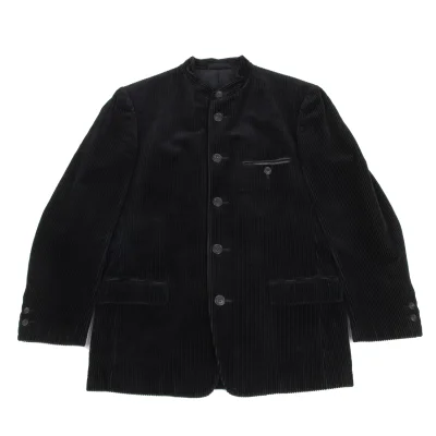ISSEY MIYAKE MEN Cotton Corduroy Mandarin Collar Jacket