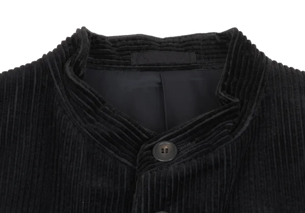 ISSEY MIYAKE MEN Cotton Corduroy Mandarin Collar Jacket K-172977_003