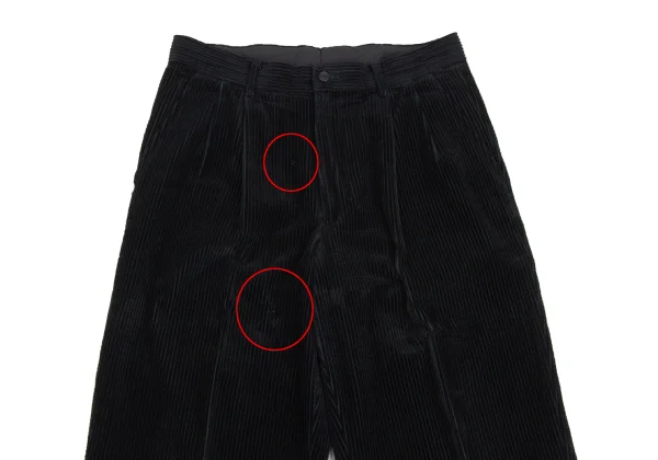 ISSEY MIYAKE MEN Cotton Corduroy Double Pleated Pants K-172978_002