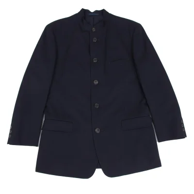 ISSEY MIYAKE MEN Wool Mandarin Collar Jacket