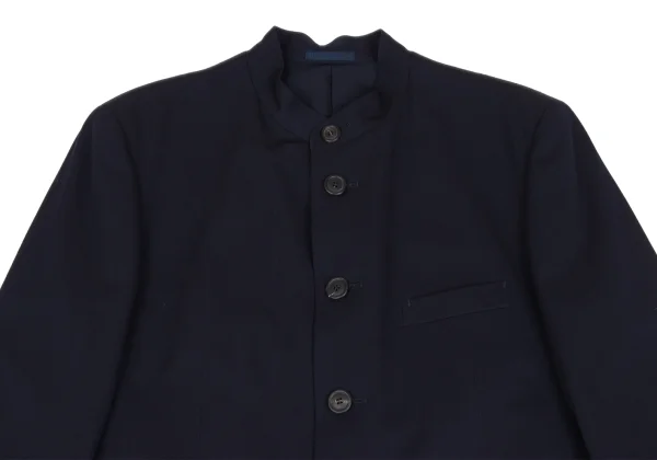 ISSEY MIYAKE MEN Wool Mandarin Collar Jacket K-172980_002