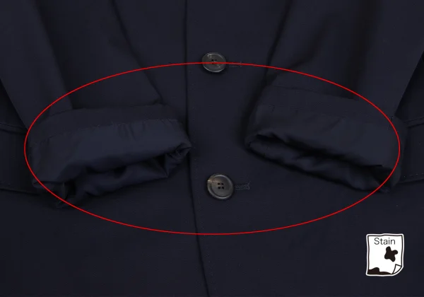 ISSEY MIYAKE MEN Wool Mandarin Collar Jacket K-172980_008