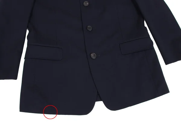 ISSEY MIYAKE MEN Wool Mandarin Collar Jacket K-172980_009