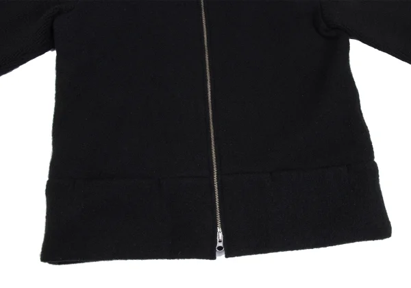 Y's Boiled Wool Knit Zip-Up Blouson K-172981_007