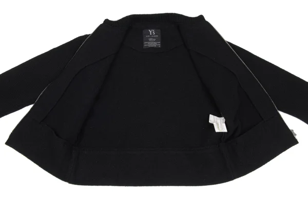 Y's Boiled Wool Knit Zip-Up Blouson K-172981_010
