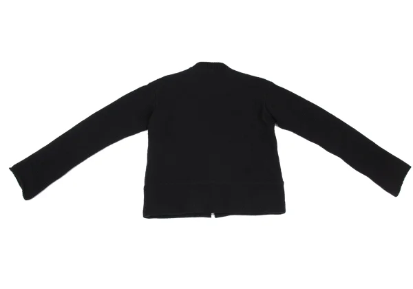 Y's Boiled Wool Knit Zip-Up Blouson K-172981_011