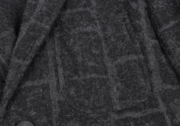 ISSEY MIYAKE MEN Wool Check Weave Jacket K-172984_005