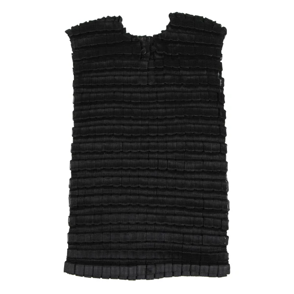 Unbranded Pleated Sleeveless Henley Neck Top K-172992_002