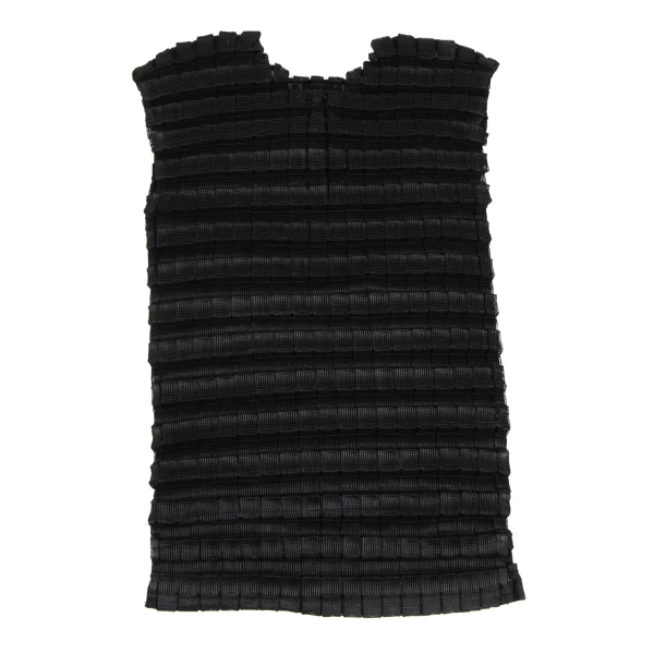 Unbranded Pleated Sleeveless Henley Neck Top K-172992_010