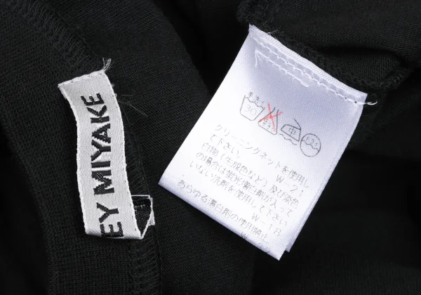 ISSEY MIYAKE Dyed Cotton Side Slit T Shirt K-172997_010