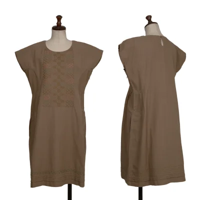 ISSEY MIYAKE HaaT Stitch Design Sleeveless Tunic