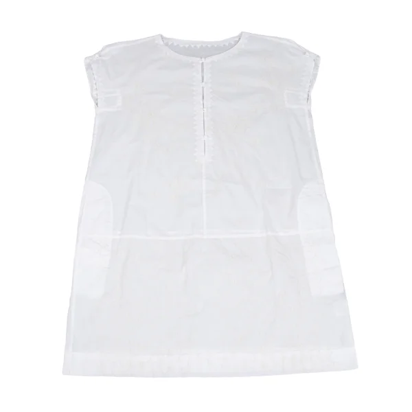 ISSEY MIYAKE HaaT Graphic Embroidery Sleeveless Tunic K-172999_002