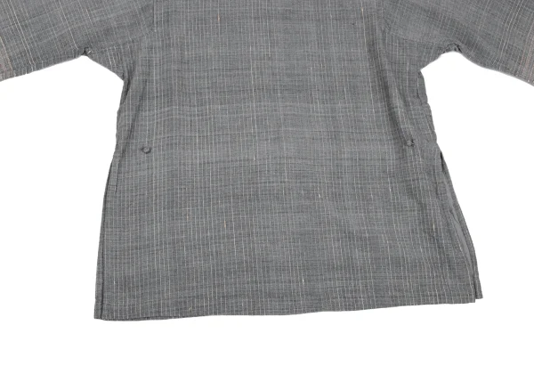 ISSEY MIYAKE HaaT Zigzag Neck Striped Drawstring Top K-173000_010