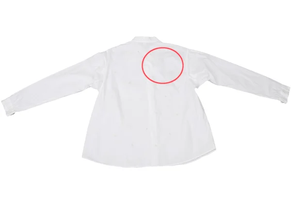 ISSEY MIYAKE HaaT Embroidery Band-collar Blouse K-173001_011