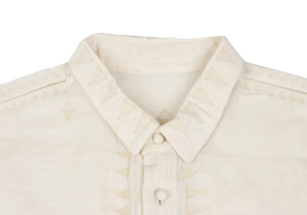 ISSEY MIYAKE HaaT Graphic Embroidered Long Sleeve Shirt K-173005_004