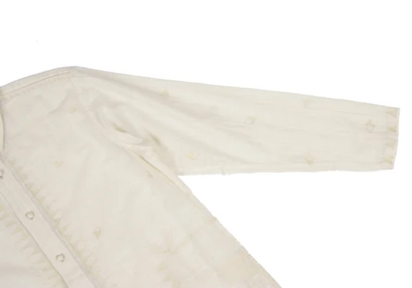 ISSEY MIYAKE HaaT Graphic Embroidered Long Sleeve Shirt K-173005_007
