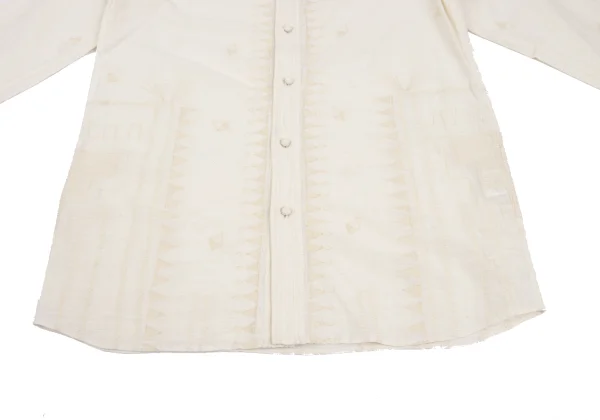 ISSEY MIYAKE HaaT Graphic Embroidered Long Sleeve Shirt K-173005_009