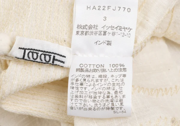 ISSEY MIYAKE HaaT Graphic Embroidered Long Sleeve Shirt K-173005_016