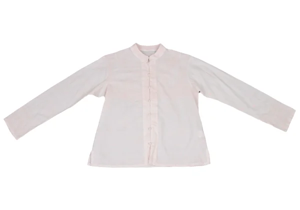 ISSEY MIYAKE HaaT Graphic Embroidered Band-Collar Blouse K-173006_002