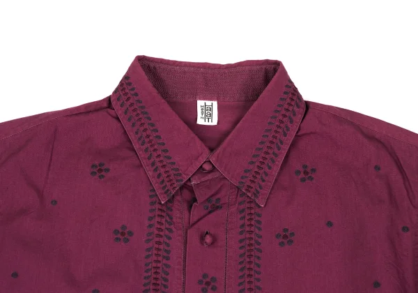 ISSEY MIYAKE HaaT Dot Floral Embroidery Lomg Sleeve Shirt K-173007_003