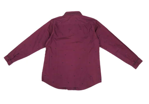 ISSEY MIYAKE HaaT Dot Floral Embroidery Lomg Sleeve Shirt K-173007_012