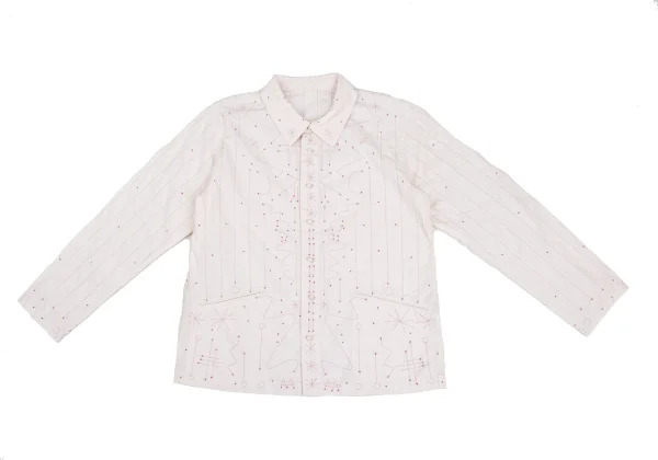 ISSEY MIYAKE HaaT Graphic Stitch Blouse K-173009_002