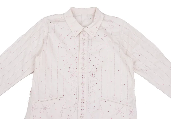 ISSEY MIYAKE HaaT Graphic Stitch Blouse K-173009_003