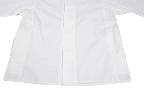 ISSEY MIYAKE HaaT Floral Embroidery Band Collar Blouse K-173013_009