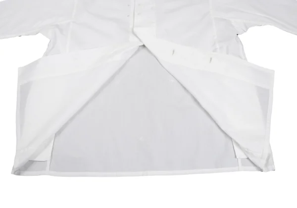 ISSEY MIYAKE HaaT Floral Embroidery Band Collar Blouse K-173013_013