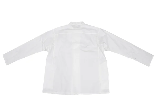 ISSEY MIYAKE HaaT Floral Embroidery Band Collar Blouse K-173013_014