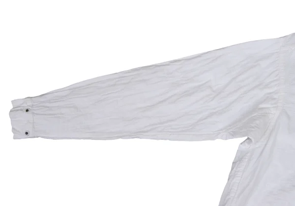 ISSEY MIYAKE HaaT Mirror Design Sashiko Stand-Collar Blouse K-173016_008