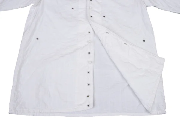 ISSEY MIYAKE HaaT Mirror Design Sashiko Stand-Collar Blouse K-173016_011