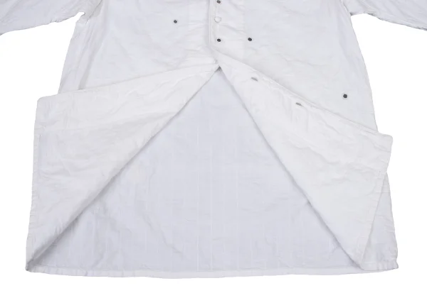 ISSEY MIYAKE HaaT Mirror Design Sashiko Stand-Collar Blouse K-173016_012
