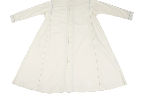 ISSEY MIYAKE HaaT Embroidery Design Band-collar Shirt Dress K-173021_008